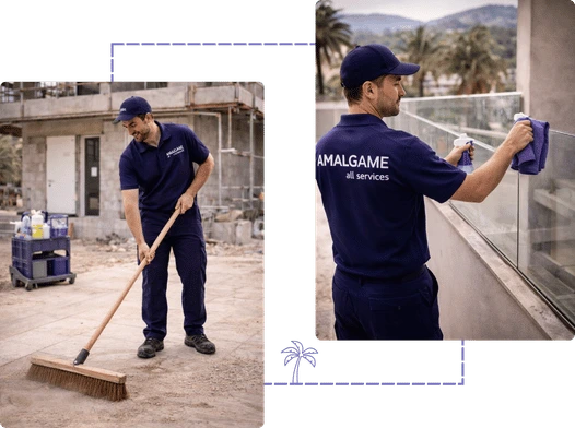 Nettoyage de fin de chantier avec amalgame services dans le var et cote dazur