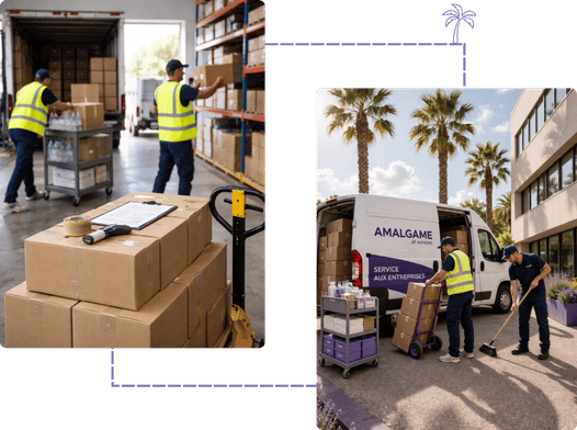 Services aux entreprises et autres avec amalgame services à Hyeres et Toulon 2